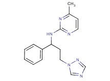 4-methyl-N-[1-phenyl-3-(1H-1,2,4-triazol-1-yl)propyl]pyrimidin-2-amine