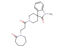 1-methyl-1'-[3-(2-oxoazepan-1-yl)propanoyl]spiro[indole-3,4'-piperidin]-2(1H)-one