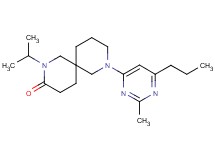 2-isopropyl-8-(2-methyl-6-propyl-4-pyrimidinyl)-2,8-diazaspiro[5.5]undecan-3-one