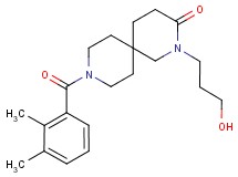 9-(2,3-dimethylbenzoyl)-2-(3-hydroxypropyl)-2,9-diazaspiro[5.5]undecan-3-one
