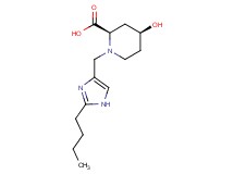 (2R*,4S*)-1-[(2-butyl-1H-imidazol-4-yl)methyl]-4-hydroxypiperidine-2-carboxylic acid