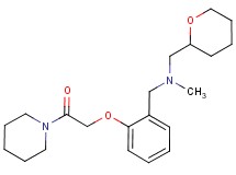 N-methyl-1-[2-(2-oxo-2-piperidin-1-ylethoxy)phenyl]-N-(tetrahydro-2H-pyran-2-ylmethyl)methanamine
