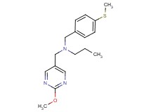 N-[(2-methoxypyrimidin-5-yl)methyl]-N-[4-(methylthio)benzyl]propan-1-amine