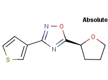 5-[(2R)-tetrahydro-2-furanyl]-3-(3-thienyl)-1,2,4-oxadiazole