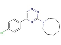 1-[5-(4-chlorophenyl)-1,2,4-triazin-3-yl]azocane