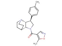 (2R*,3S*,6R*)-5-[(5-methyl-4-isoxazolyl)carbonyl]-3-(4-methylphenyl)-1,5-diazatricyclo[5.2.2.0~2,6~]undecane