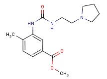 methyl 4-methyl-3-({[(2-pyrrolidin-1-ylethyl)amino]carbonyl}amino)benzoate