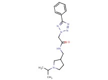 N-[(1-isopropylpyrrolidin-3-yl)methyl]-2-(5-phenyl-2H-tetrazol-2-yl)acetamide