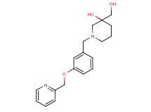 3-(hydroxymethyl)-1-[3-(pyridin-2-ylmethoxy)benzyl]piperidin-3-ol