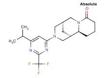 (1S,5R,11aS)-3-[6-isopropyl-2-(trifluoromethyl)pyrimidin-4-yl]decahydro-8H-1,5-methanopyrido[1,2-a][1,5]diazocin-8-one
