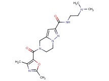 N-[2-(dimethylamino)ethyl]-5-[(2,4-dimethyl-1,3-oxazol-5-yl)carbonyl]-4,5,6,7-tetrahydropyrazolo[1,5-a]pyrazine-2-carboxamide