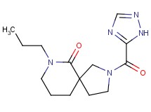 7-propyl-2-(1H-1,2,4-triazol-5-ylcarbonyl)-2,7-diazaspiro[4.5]decan-6-one