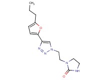 1-{2-[4-(5-propyl-2-furyl)-1H-1,2,3-triazol-1-yl]ethyl}imidazolidin-2-one