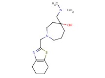 4-[(dimethylamino)methyl]-1-(4,5,6,7-tetrahydro-1,3-benzothiazol-2-ylmethyl)-4-azepanol