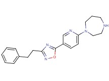 1-{5-[3-(2-phenylethyl)-1,2,4-oxadiazol-5-yl]pyridin-2-yl}-1,4-diazepane