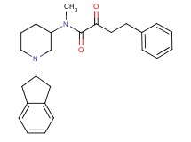 N-[1-(2,3-dihydro-1H-inden-2-yl)-3-piperidinyl]-N-methyl-2-oxo-4-phenylbutanamide