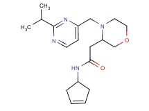 N-3-cyclopenten-1-yl-2-{4-[(2-isopropyl-4-pyrimidinyl)methyl]-3-morpholinyl}acetamide