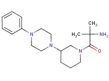 {1,1-dimethyl-2-oxo-2-[3-(4-phenyl-1-piperazinyl)-1-piperidinyl]ethyl}amine dihydrochloride