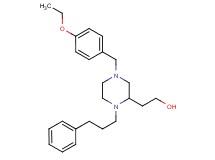 2-[4-(4-ethoxybenzyl)-1-(3-phenylpropyl)-2-piperazinyl]ethanol