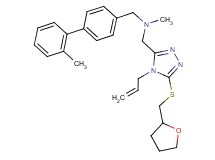 ({4-allyl-5-[(tetrahydro-2-furanylmethyl)thio]-4H-1,2,4-triazol-3-yl}methyl)methyl[(2'-methyl-4-biphenylyl)methyl]amine