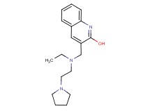3-({ethyl[2-(1-pyrrolidinyl)ethyl]amino}methyl)-2-quinolinol
