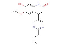 7-hydroxy-6-methoxy-4-(2-propylpyrimidin-5-yl)-3,4-dihydroquinolin-2(1H)-one