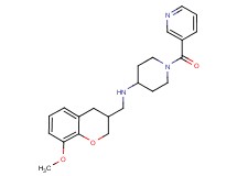 N-[(8-methoxy-3,4-dihydro-2H-chromen-3-yl)methyl]-1-(pyridin-3-ylcarbonyl)piperidin-4-amine