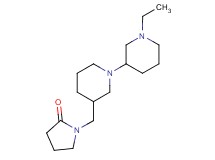 1-[(1'-ethyl-1,3'-bipiperidin-3-yl)methyl]-2-pyrrolidinone