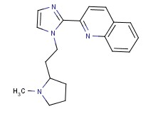 2-{1-[2-(1-methylpyrrolidin-2-yl)ethyl]-1H-imidazol-2-yl}quinoline