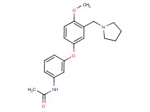 N-{3-[4-methoxy-3-(pyrrolidin-1-ylmethyl)phenoxy]phenyl}acetamide