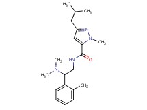 N-[2-(dimethylamino)-2-(2-methylphenyl)ethyl]-3-isobutyl-1-methyl-1H-pyrazole-5-carboxamide