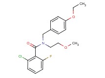2-chloro-N-(4-ethoxybenzyl)-6-fluoro-N-(2-methoxyethyl)benzamide