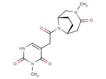3-methyl-5-{2-[(1S*,6R*)-3-methyl-4-oxo-3,9-diazabicyclo[4.2.1]non-9-yl]-2-oxoethyl}pyrimidine-2,4(1H,3H)-dione