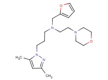3-(3,5-dimethyl-1H-pyrazol-1-yl)-N-(2-furylmethyl)-N-(2-morpholin-4-ylethyl)propan-1-amine