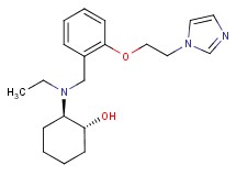 (1R*,2R*)-2-(ethyl{2-[2-(1H-imidazol-1-yl)ethoxy]benzyl}amino)cyclohexanol