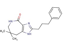 7,7-dimethyl-2-(3-phenylpropyl)-5,6,7,8-tetrahydroimidazo[4,5-c]azepin-4(1H)-one