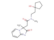 N-[2-(1-hydroxycyclopentyl)ethyl]-N-methyl-2-(3-methyl-2-oxo-2,3-dihydroimidazo[1,2-a]pyridin-3-yl)acetamide
