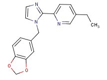 2-[1-(1,3-benzodioxol-5-ylmethyl)-1H-imidazol-2-yl]-5-ethylpyridine