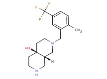 rel-(4aS,8aS)-2-[2-methyl-5-(trifluoromethyl)benzyl]octahydro-2,7-naphthyridin-4a(2H)-ol dihydrochloride