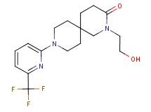 2-(2-hydroxyethyl)-9-[6-(trifluoromethyl)pyridin-2-yl]-2,9-diazaspiro[5.5]undecan-3-one