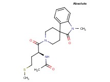 N-[(1S)-1-[(1-methyl-2-oxo-1,2-dihydro-1'H-spiro[indole-3,4'-piperidin]-1'-yl)carbonyl]-3-(methylthio)propyl]acetamide