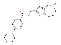 4-(1-piperidinyl)-N-(5,6,7,8-tetrahydro-4H-pyrazolo[1,5-a][1,4]diazepin-2-ylmethyl)benzamide hydrochloride