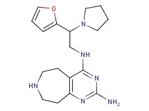 N~4~-[2-(2-furyl)-2-(1-pyrrolidinyl)ethyl]-6,7,8,9-tetrahydro-5H-pyrimido[4,5-d]azepine-2,4-diamine dihydrochloride