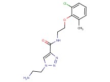 1-(2-aminoethyl)-N-[2-(2-chloro-6-methylphenoxy)ethyl]-1H-1,2,3-triazole-4-carboxamide