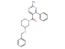 5-{[3-(benzyloxy)piperidin-1-yl]carbonyl}-4-phenylpyrimidin-2-amine