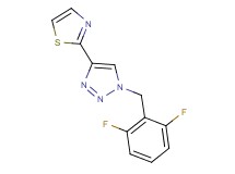 1-(2,6-difluorobenzyl)-4-(1,3-thiazol-2-yl)-1H-1,2,3-triazole