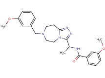 3-methoxy-N-{1-[7-(3-methoxybenzyl)-6,7,8,9-tetrahydro-5H-[1,2,4]triazolo[4,3-d][1,4]diazepin-3-yl]ethyl}benzamide