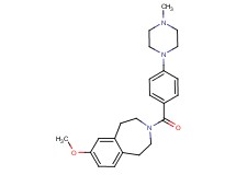 7-methoxy-3-[4-(4-methylpiperazin-1-yl)benzoyl]-2,3,4,5-tetrahydro-1H-3-benzazepine