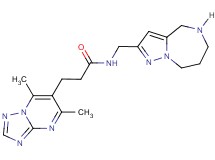 3-(5,7-dimethyl[1,2,4]triazolo[1,5-a]pyrimidin-6-yl)-N-(5,6,7,8-tetrahydro-4H-pyrazolo[1,5-a][1,4]diazepin-2-ylmethyl)propanamide hydrochloride