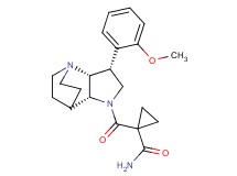 1-{[(3R*,3aR*,7aR*)-3-(2-methoxyphenyl)hexahydro-4,7-ethanopyrrolo[3,2-b]pyridin-1(2H)-yl]carbonyl}cyclopropanecarboxamide